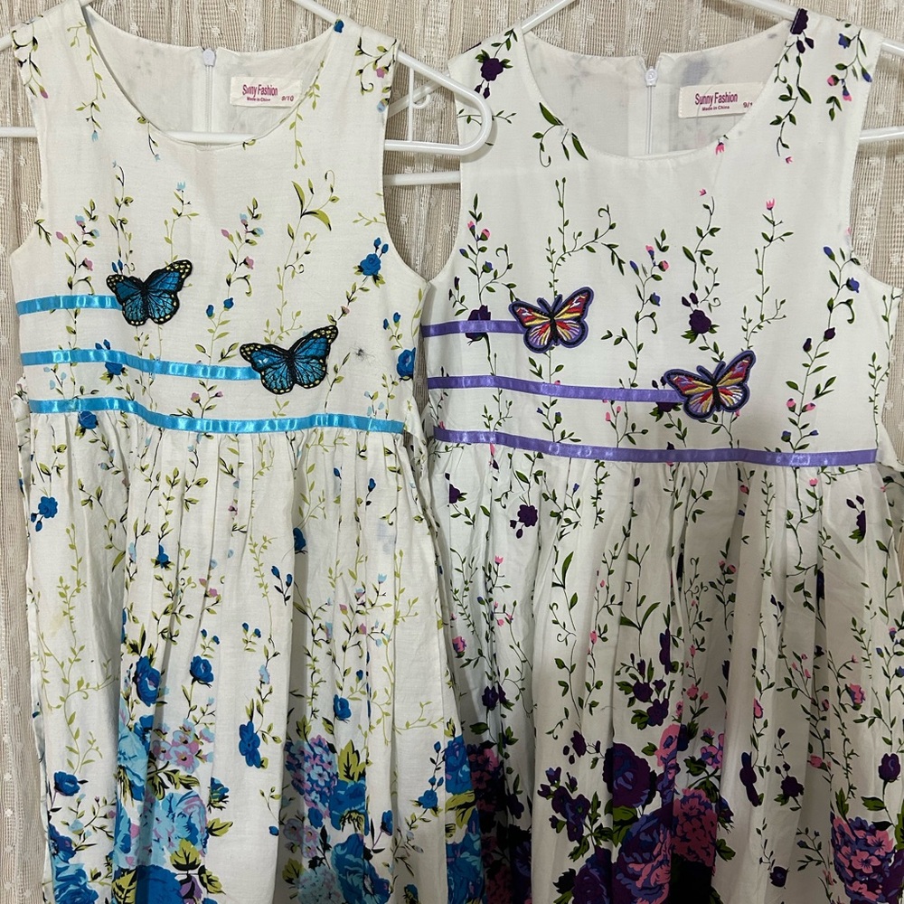 Floral Butterfly Dresses